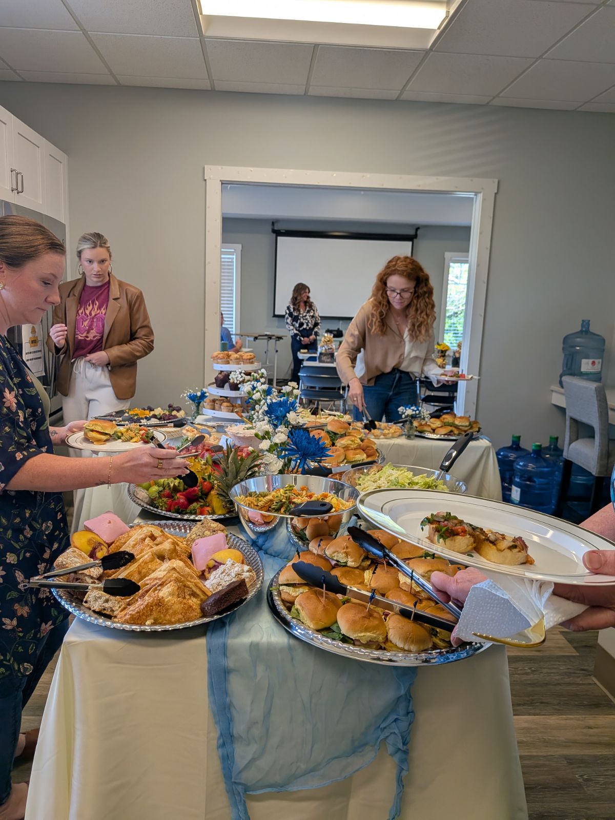 Corporate grazing table and catering delivery in Wilmington NC.